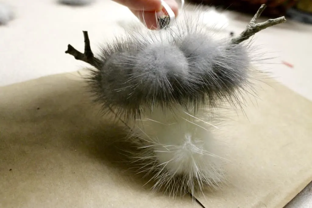 DIY Mink Snowman Ornament - Charleston Crafted