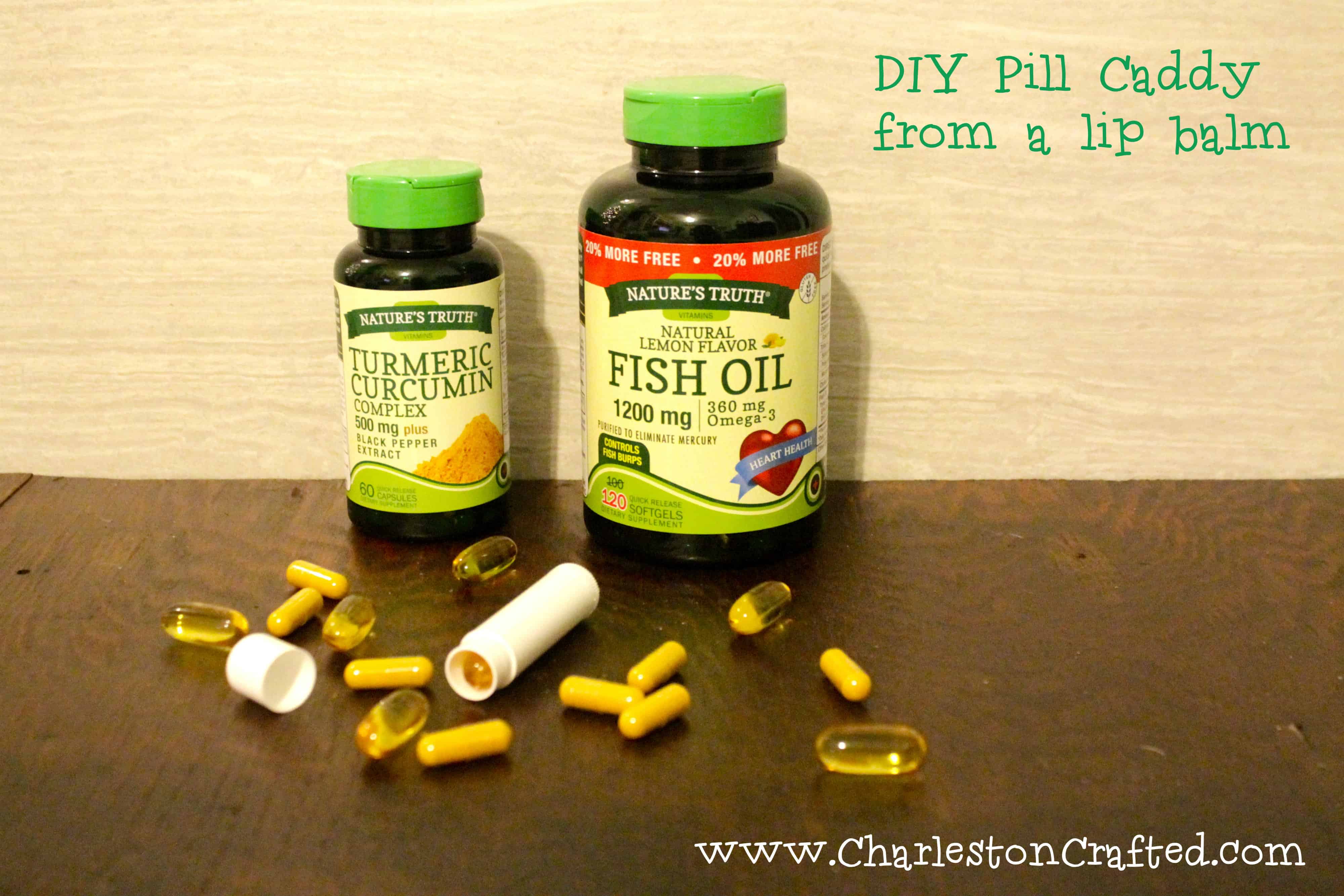 DIY Pill Caddy from a Lip Balm Canister - Charleston Crafted