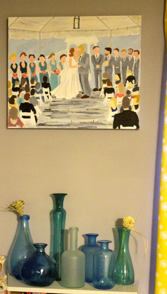 A Homemade Wedding Painting - Charleston Crafted