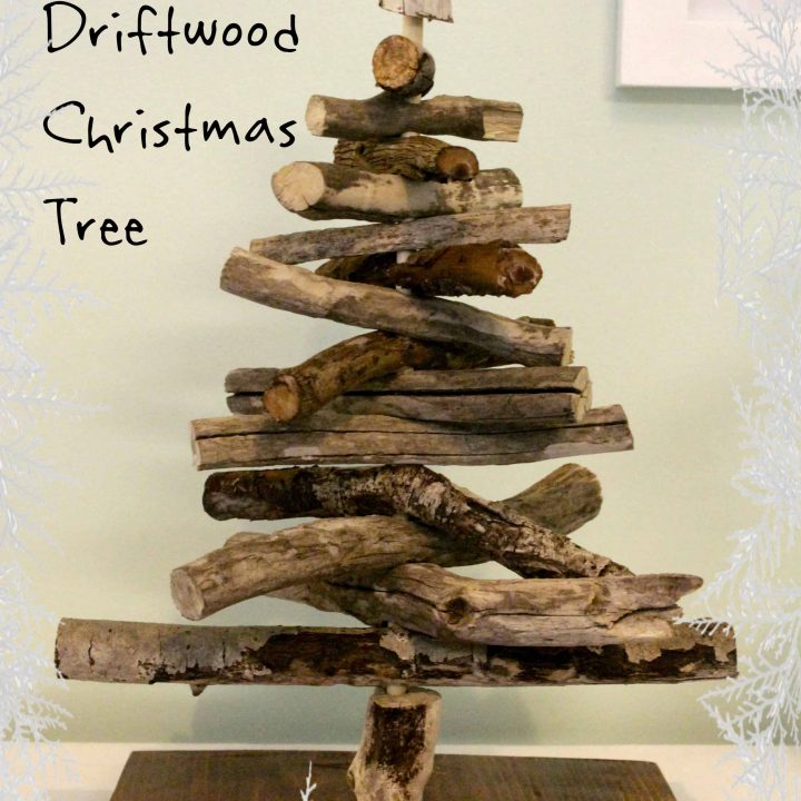 How to make a driftwood Christmas tree