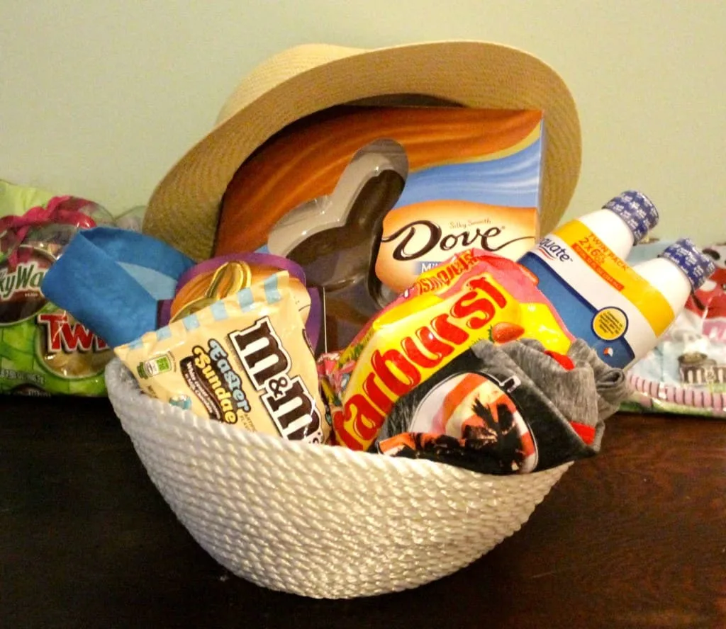 DIY Rope Bowl Tutorial & A Coastal Easter Basket for Him - Charleston Crafted