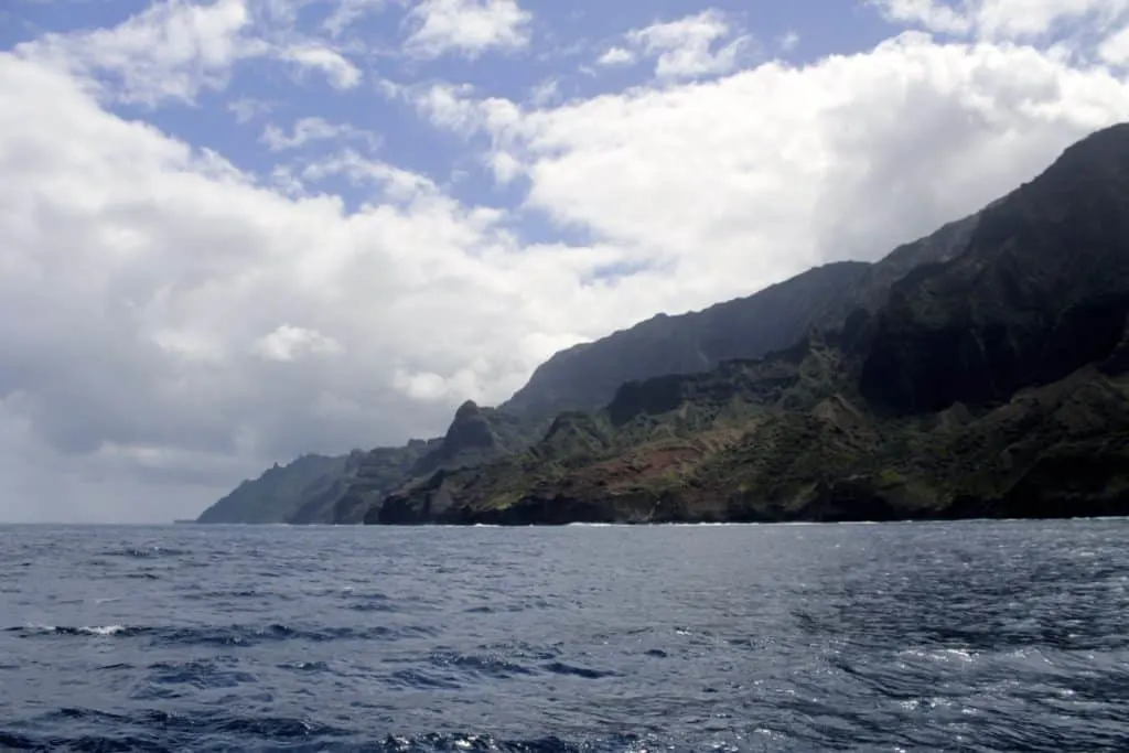 Kauai Day Four - Catamaran Sailing off the Na Pali Coast