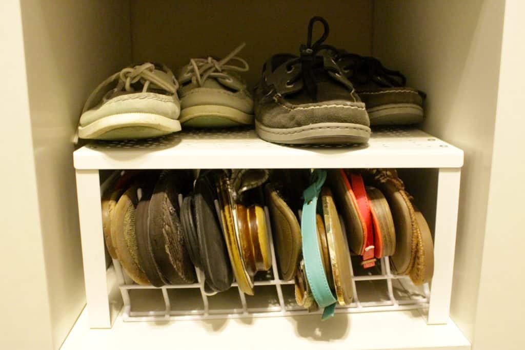 Simple Sandal Organization - Charleston Crafted