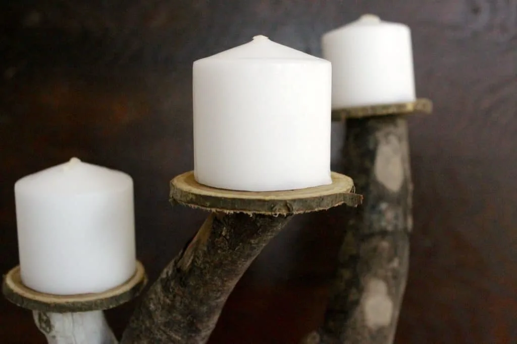 DIY Driftwood Candle Centerpiece- Charleston Crafted