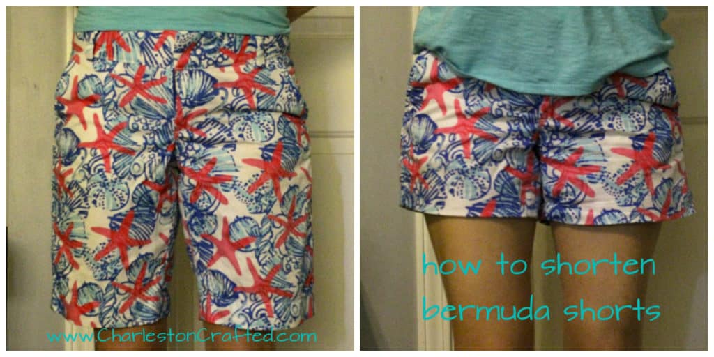 How to Shorten Bermuda Shorts for Novice Sewers - Charleston Crafted