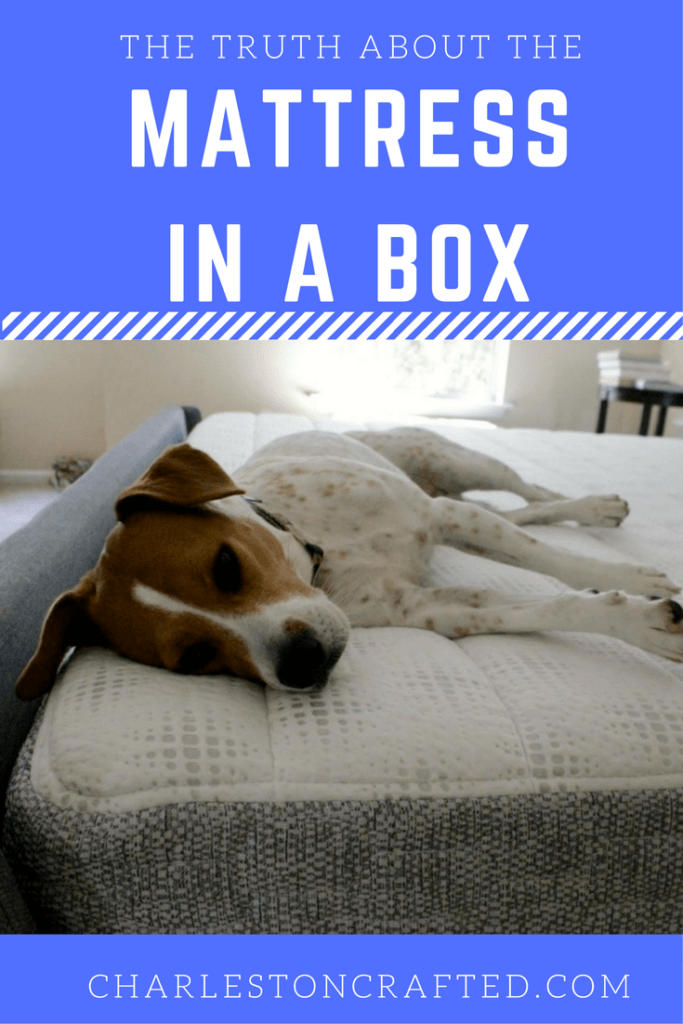 the truth about the mattress in a box - GelFoamBed review - charleston crafted