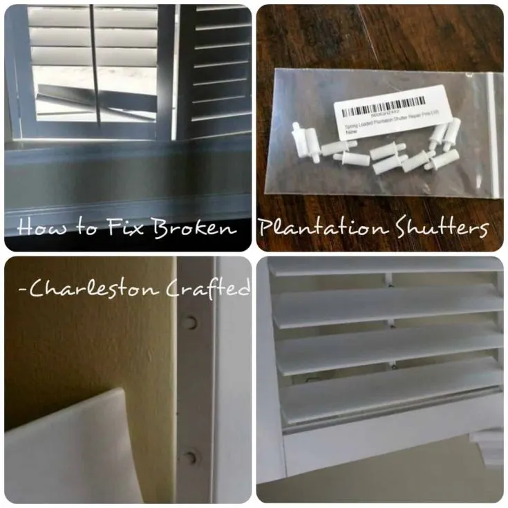 How to Repair Broken Plantation Shutters - Charleston Crafted
