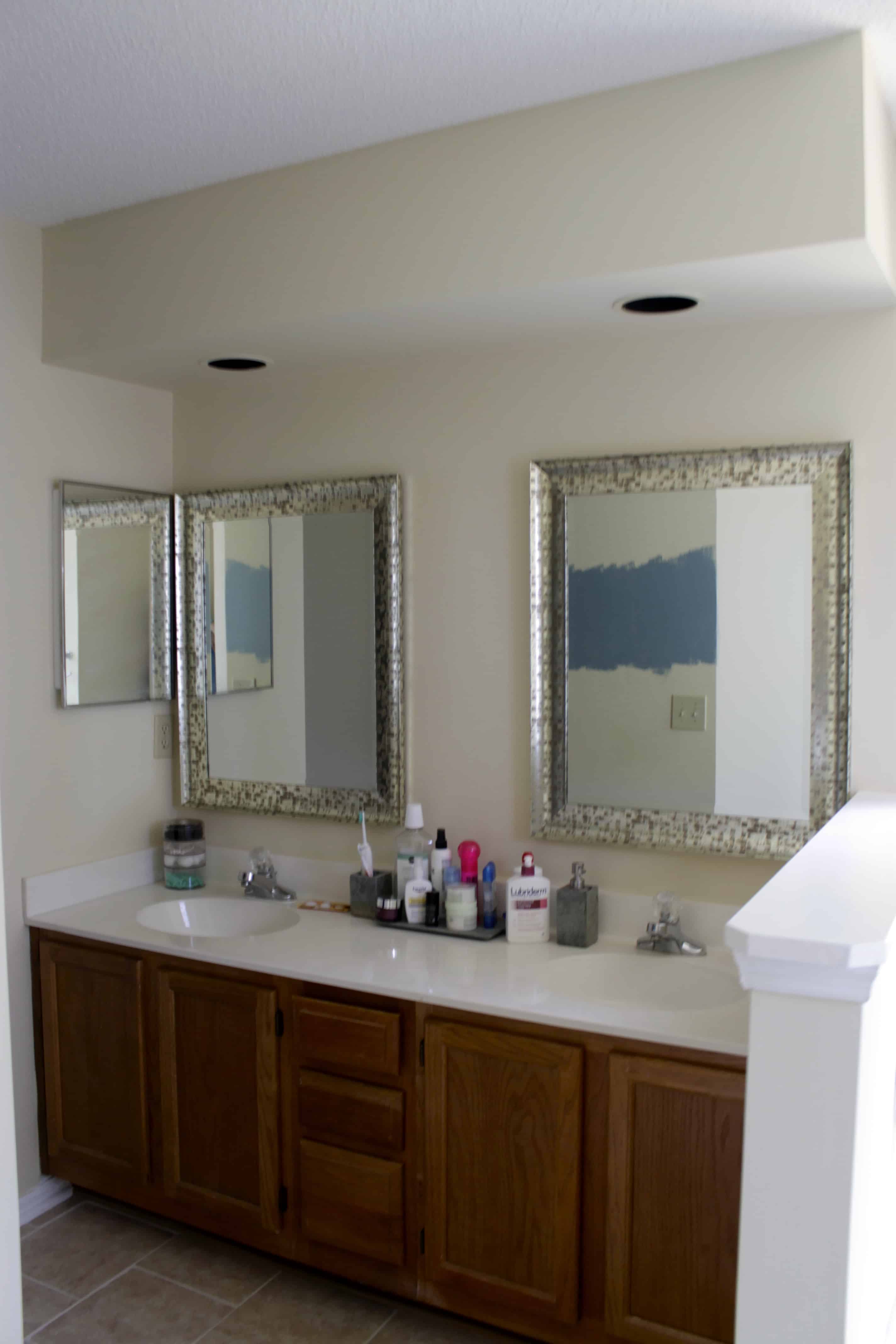 How To Turn An Old Medicine Cabinet Into Open Shelving