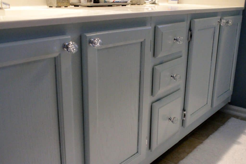 Painting the Bathroom Vanity - Charleston Crafted