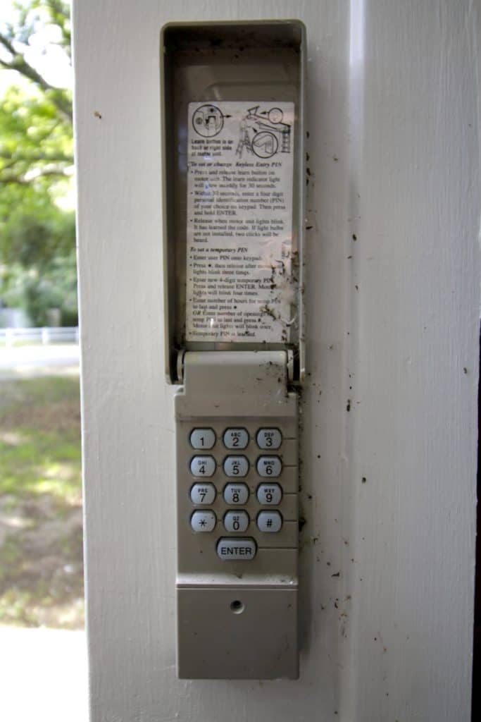 How to Replace a Garage Door Keypad - Charleston Crafted