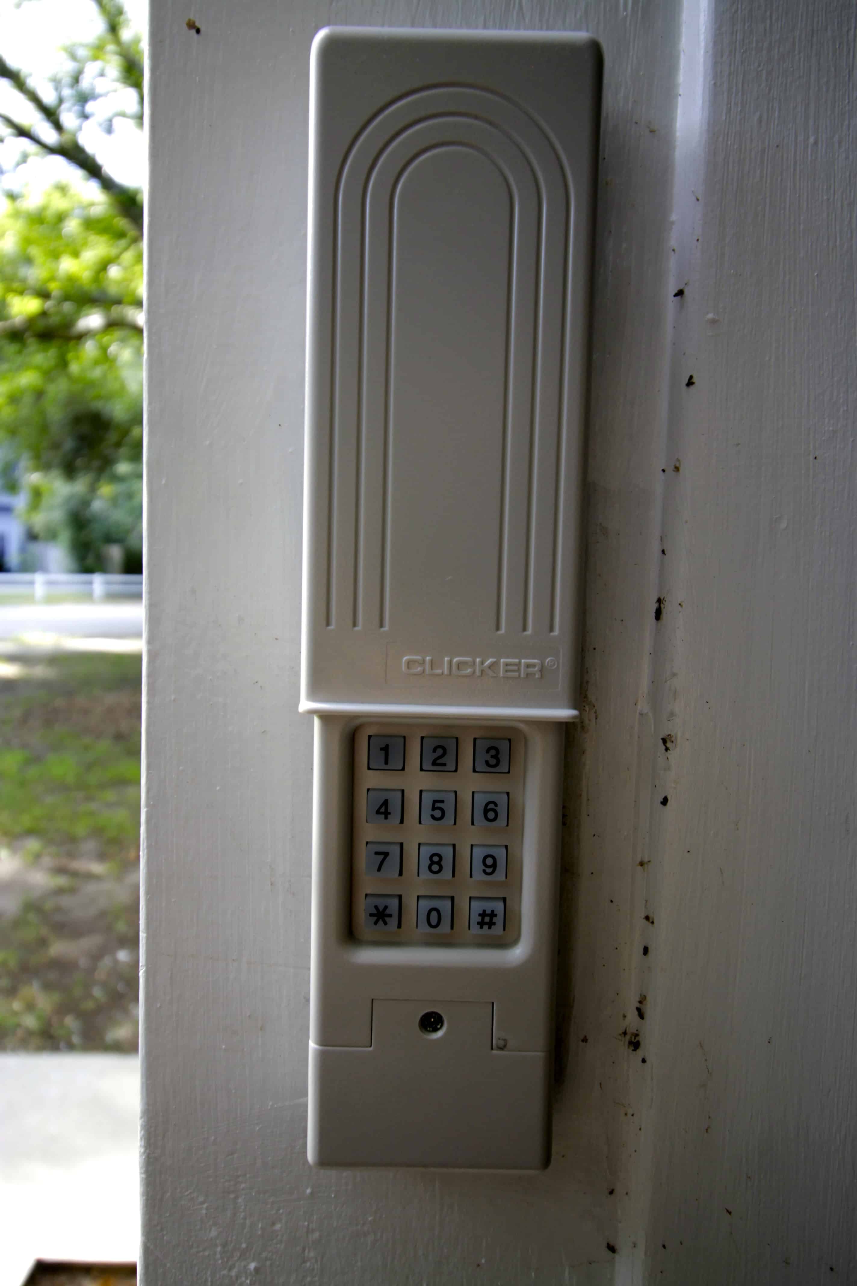 How to Replace a Garage Door Keypad - Charleston Crafted