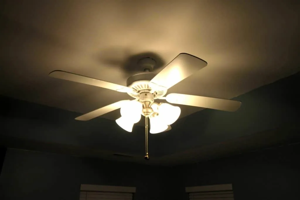 Updating a Standard Ceiling Fan - Charleston Crafted
