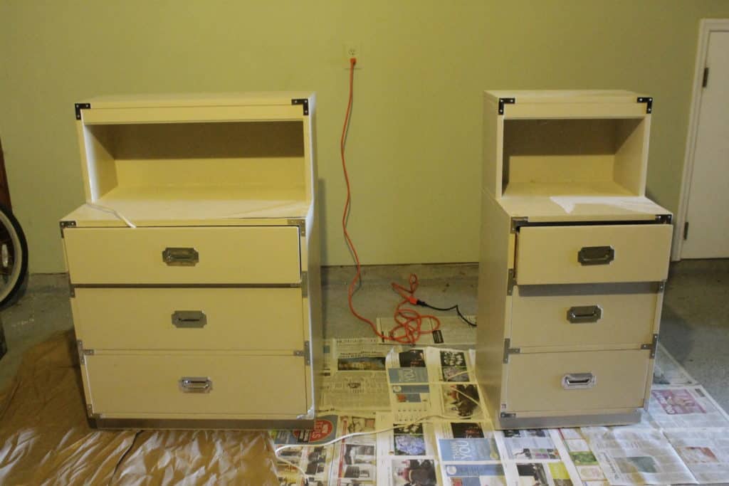 A Campaign Dresser and Side Table Makeover - Charleston Crafted