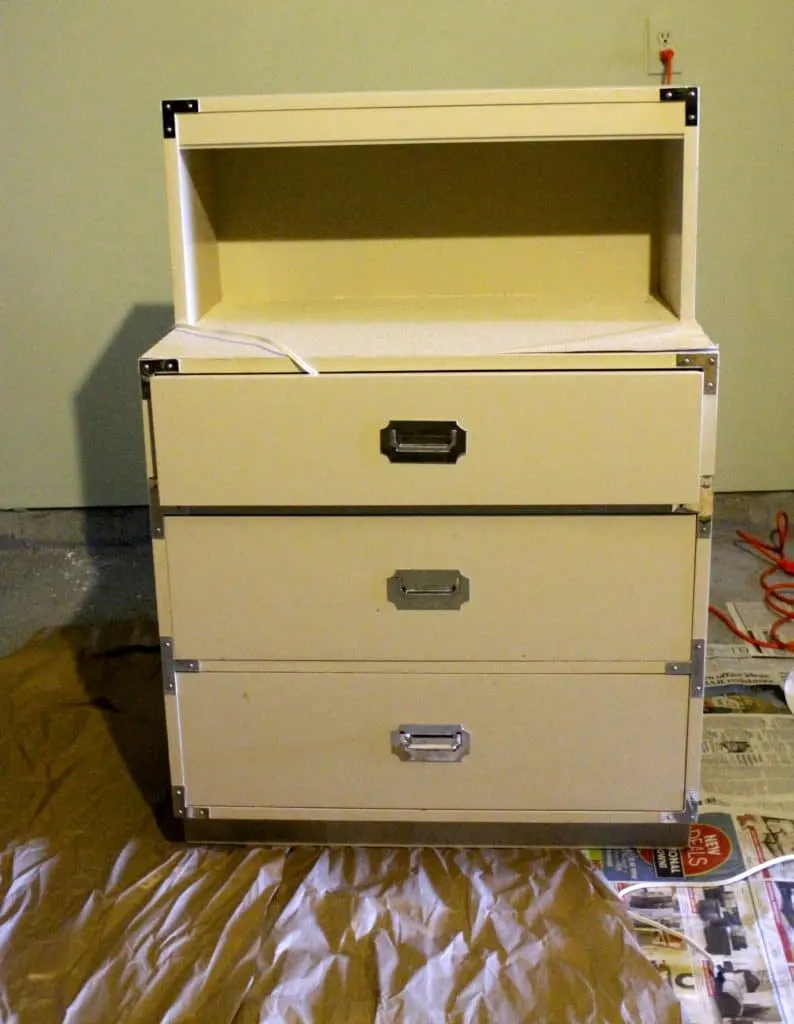 A Campaign Dresser and Side Table Makeover - Charleston Crafted