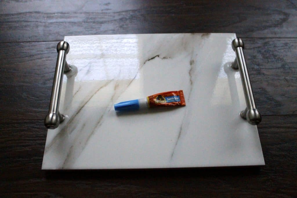 Super Simple DIY Tray From a Tile - Charleston Crafted