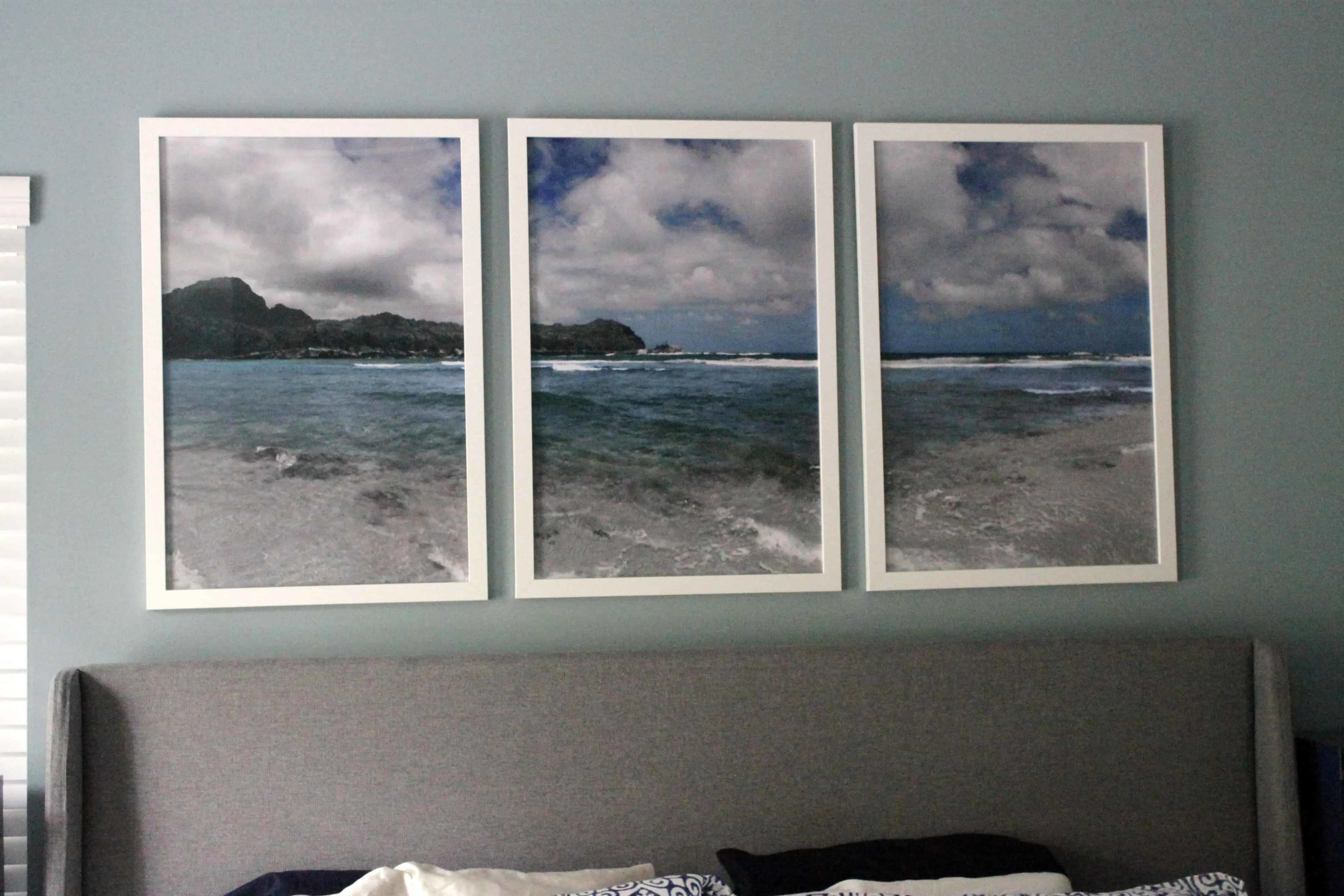 Gorgeous Kauai Photo Triptych Over the Bed - Charleston Crafted