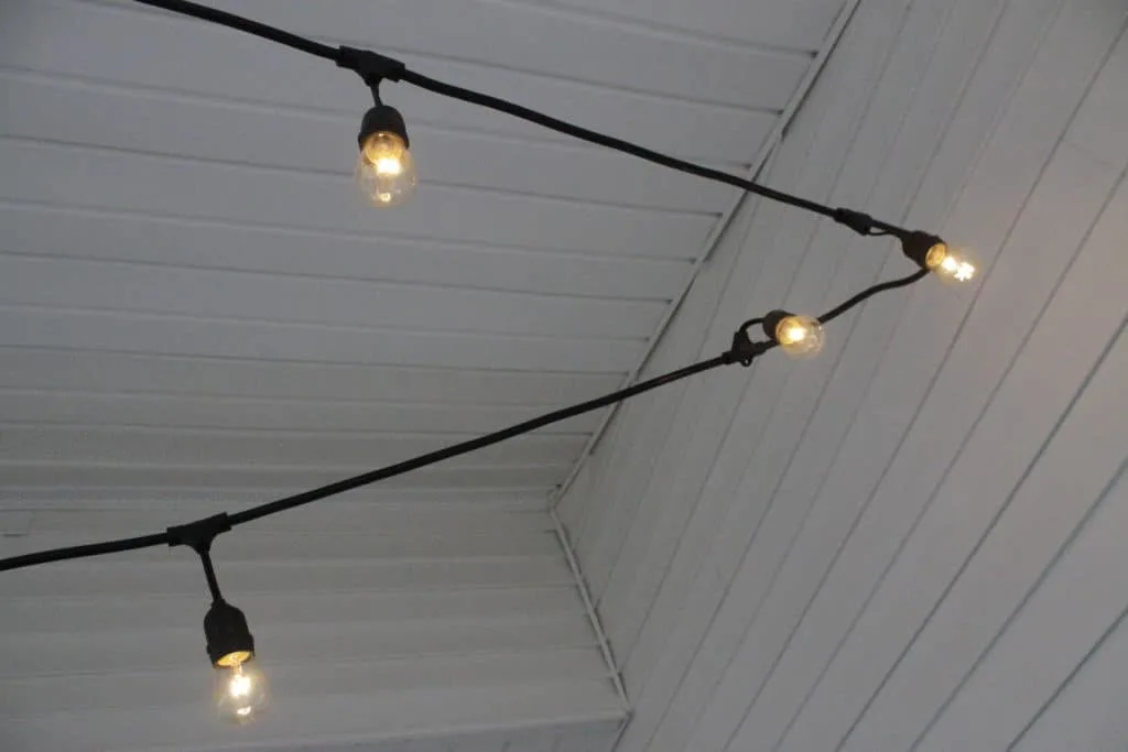 String Lights for the Screened Porch - Charleston Crafted
