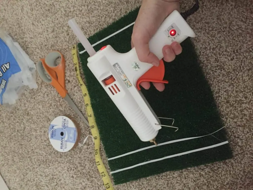 DIY Football Field Serving Tray - Charleston Crafted