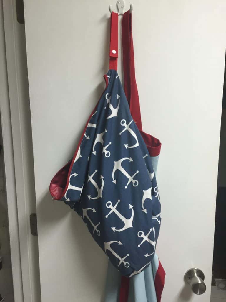 Diaper Bag as a Rag Bag in the Kitchen - Charleston Crafted
