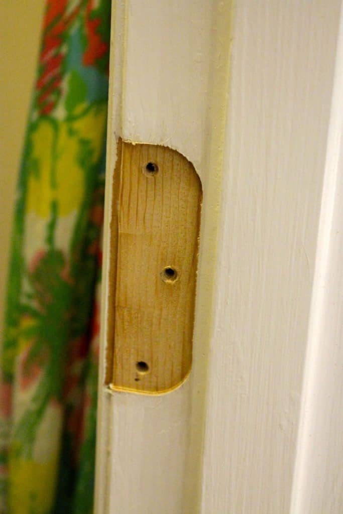 How to Repair a Door Jamb After Removing the Door - Charleston Crafted