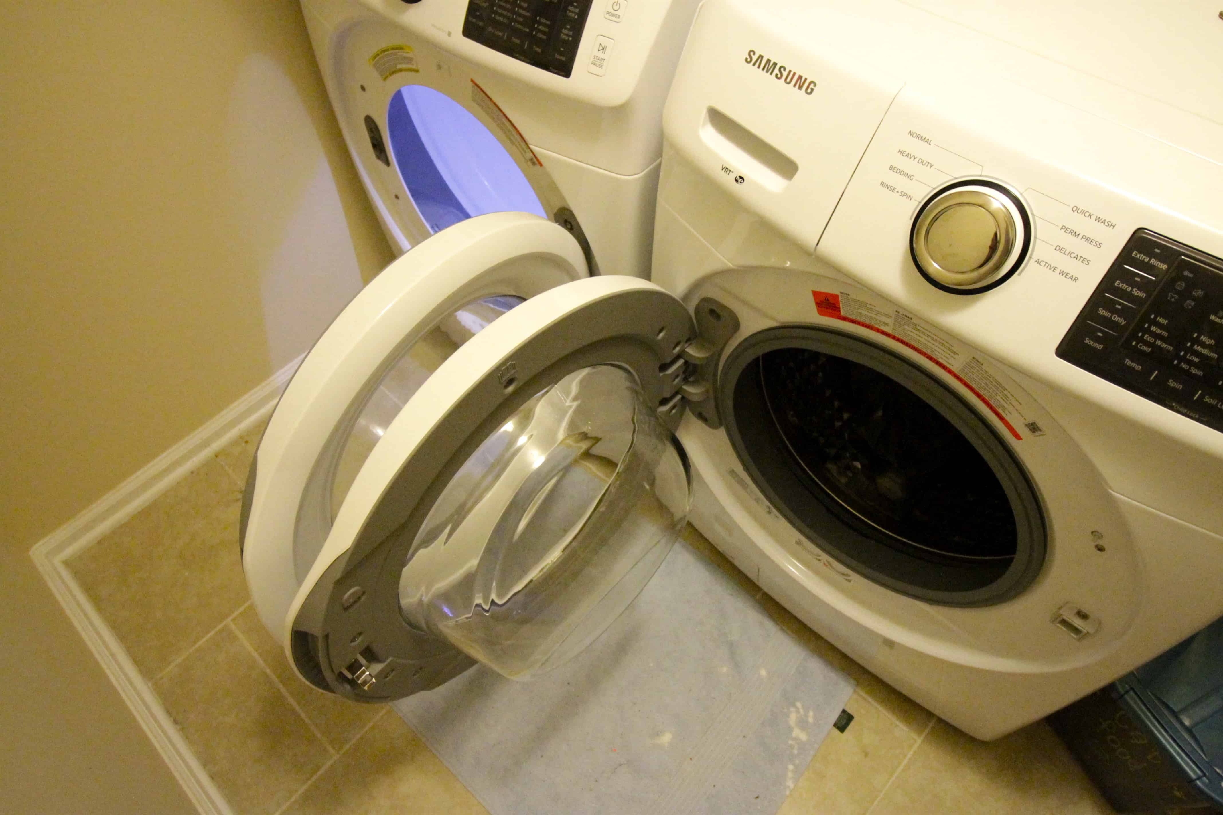 How to reverse a dryer door Samsung