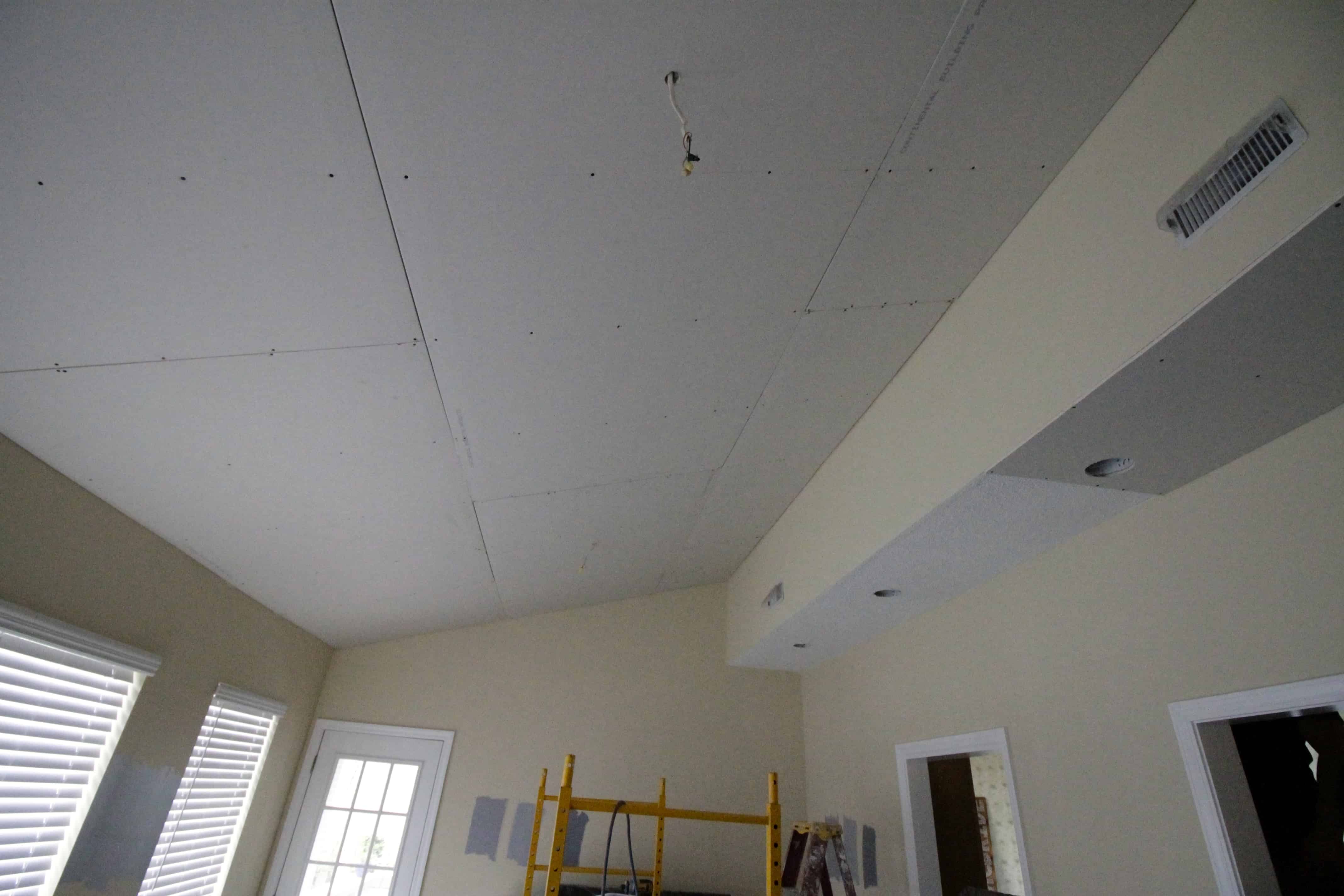 Drywalling Over Popcorn Ceilings