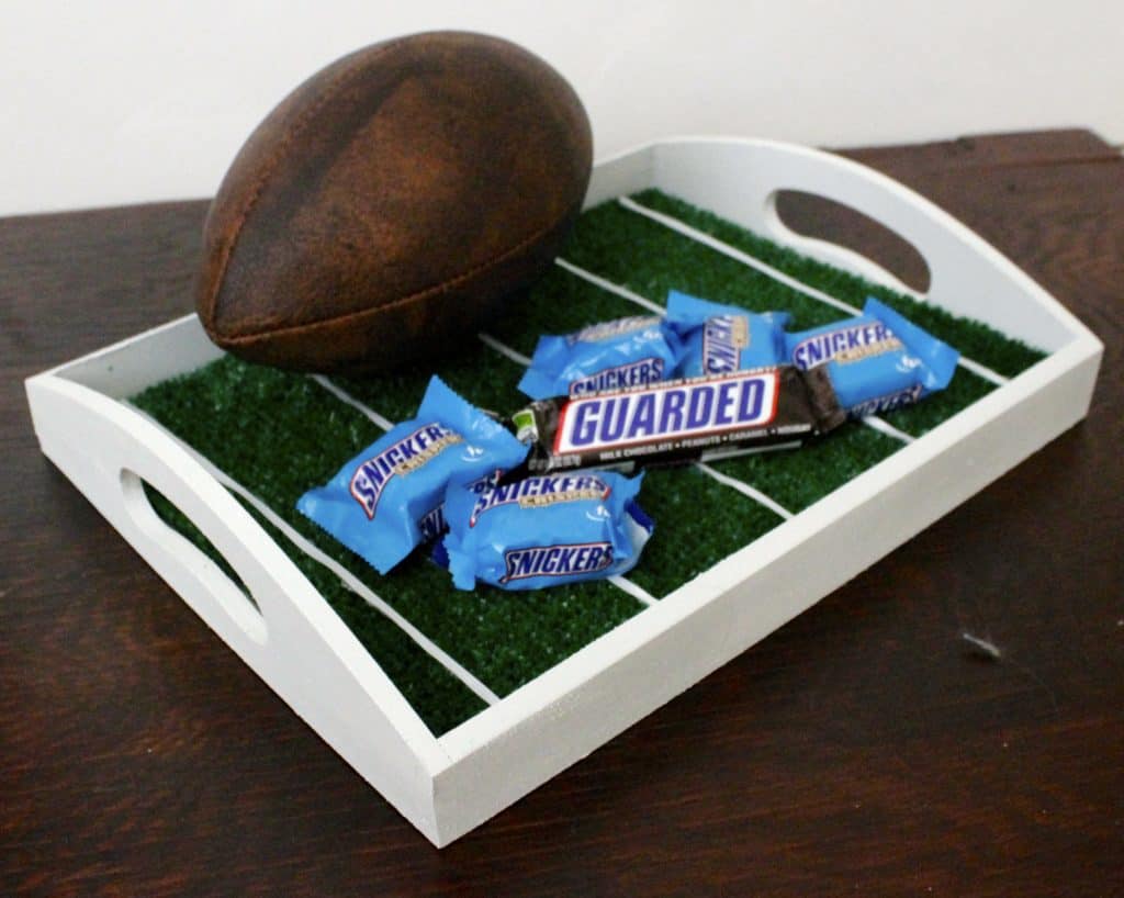 DIY Football Field Serving Tray - Charleston Crafted