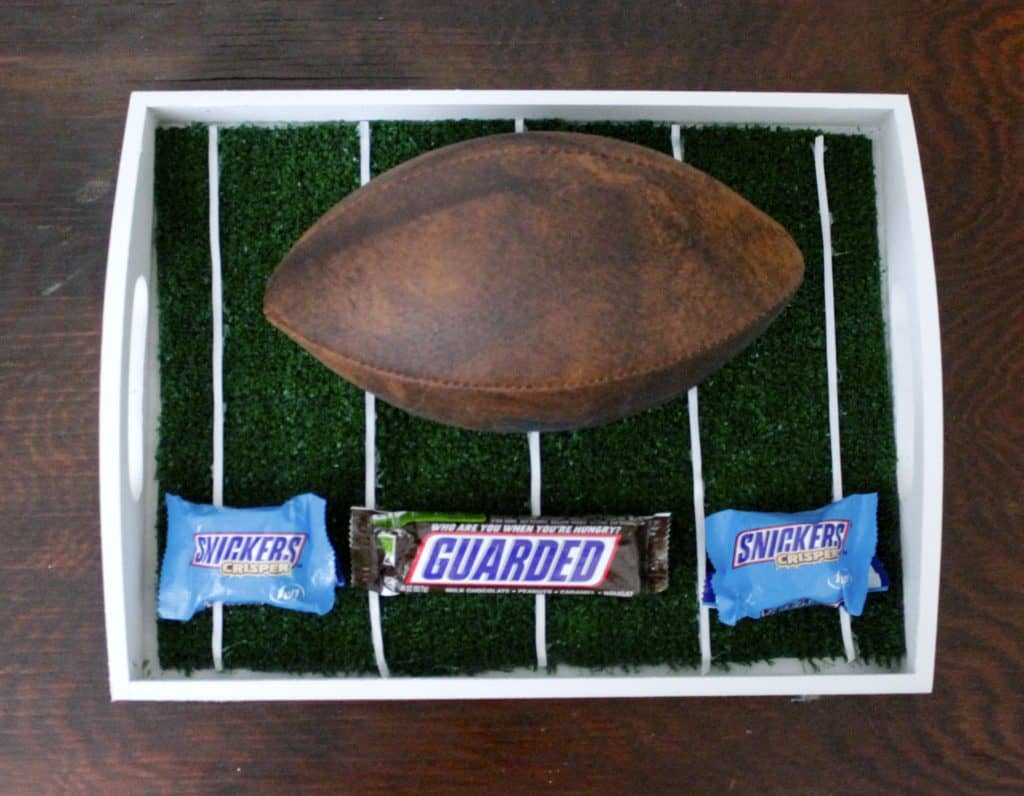 DIY Football Field Serving Tray - Charleston Crafted