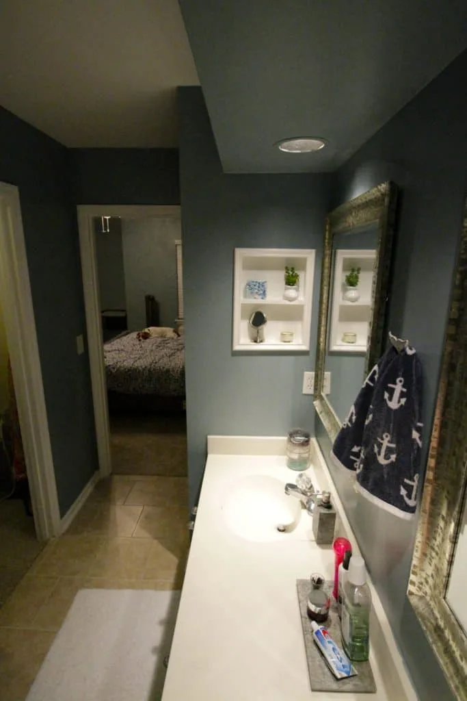 Master Bathroom Mini Makeover After & Budget Breakdown - Charleston Crafted