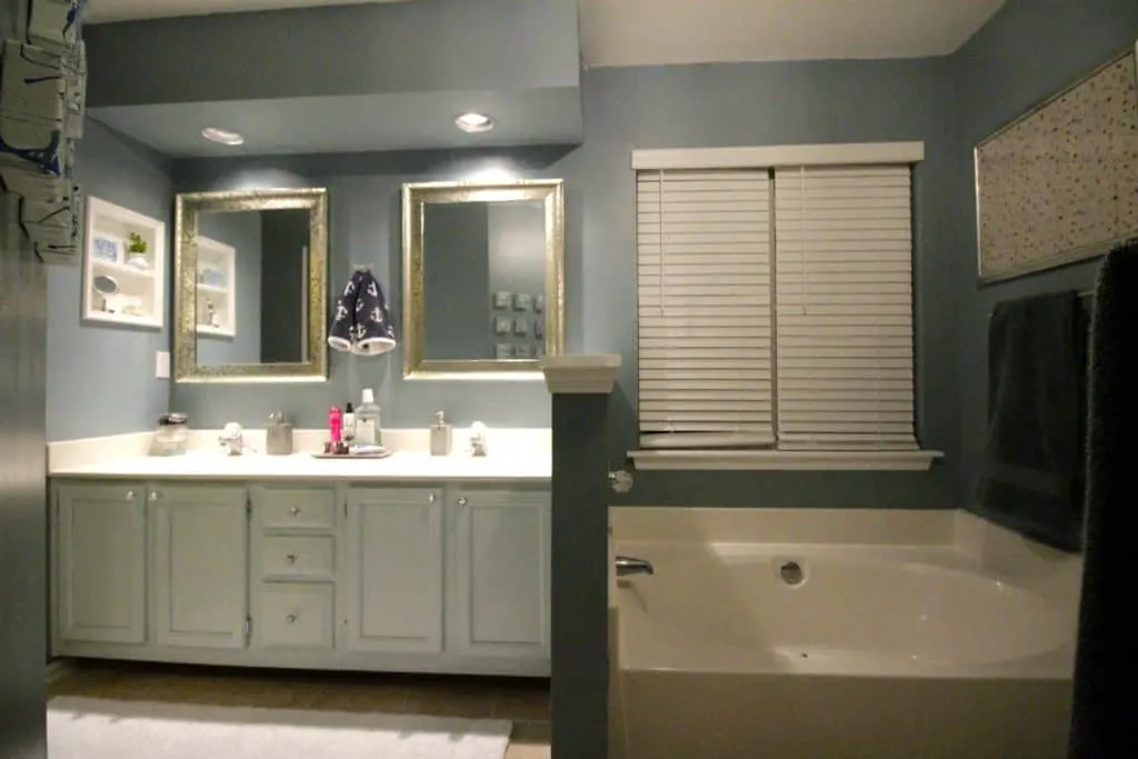 Master Bathroom Mini Makeover After & Budget Breakdown - Charleston Crafted