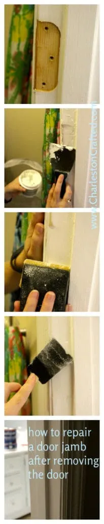 How to Repair a Door Jamb After Removing the Door - Charleston Crafted