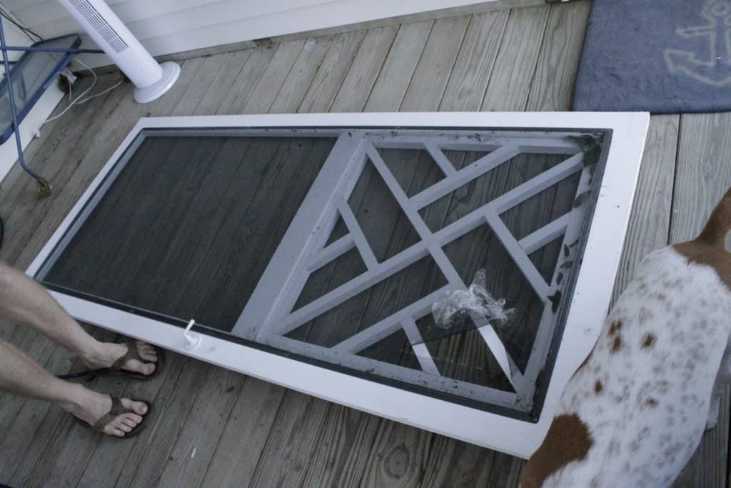 How To Replace a Screen Door Screen - Charleston Crafted
