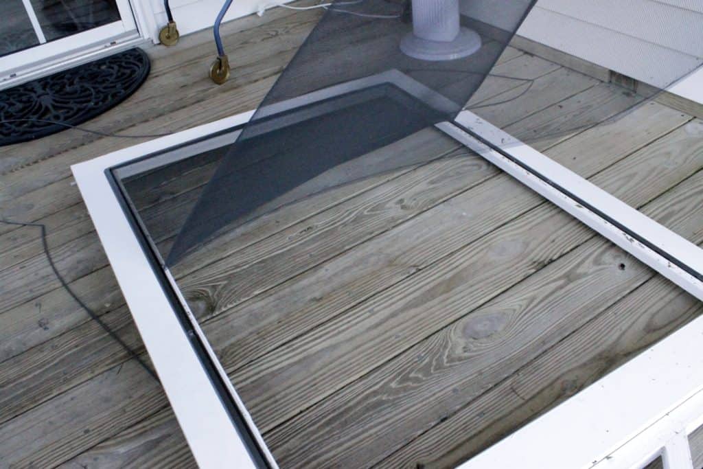 How To Replace a Screen Door Screen - Charleston Crafted