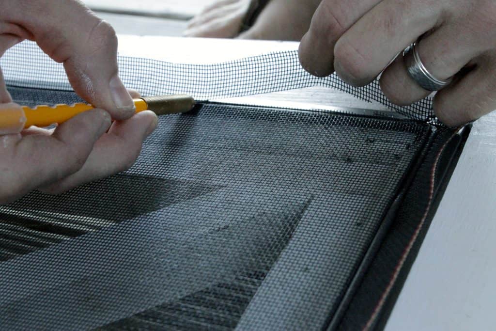 How To Replace a Screen Door Screen - Charleston Crafted