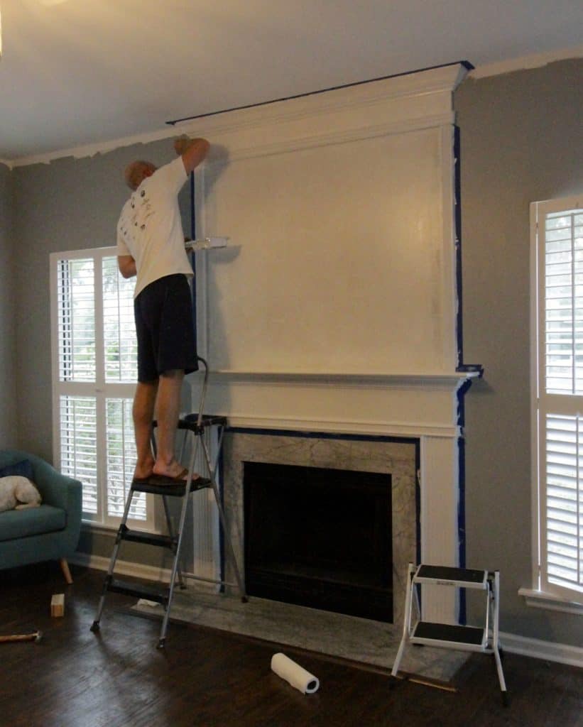 How to use moulding to extend your fireplace - Charleston Crafted