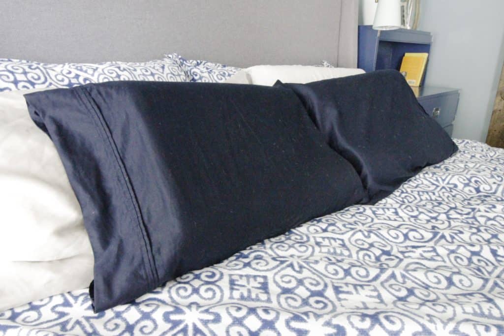 How to alter pillowcases to fit foam pillows - Charleston Crafted