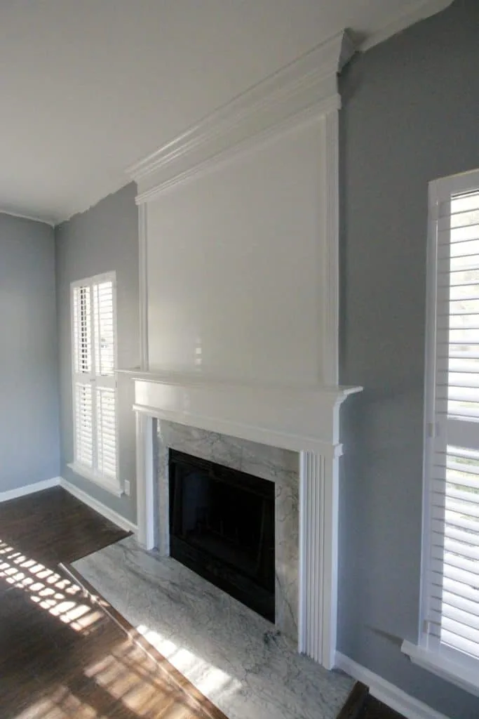 How to use moulding to extend your fireplace - Charleston Crafted