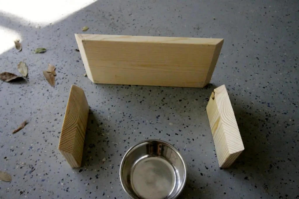 DIY Raised Pet Feeding Station: a Nice Gift for Naughty Pets - Charleston Crafted