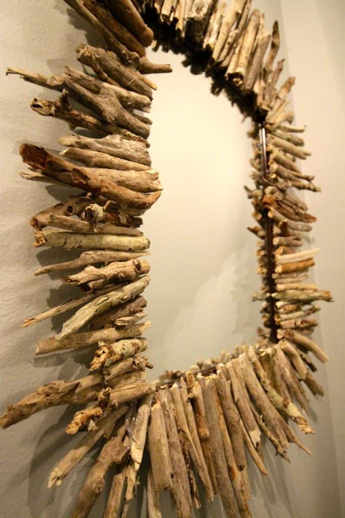 DIY Starburst Driftwood Mirror - Charleston Crafted