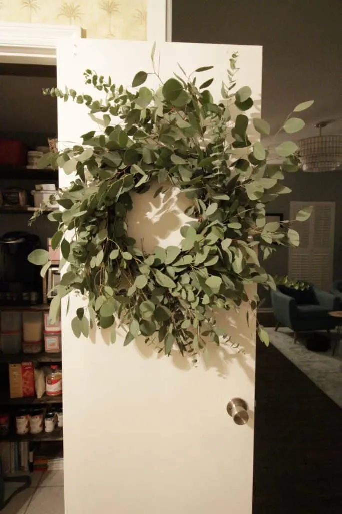 DIY Eucalyptus Wreath Under $20 - Charleston Crafted