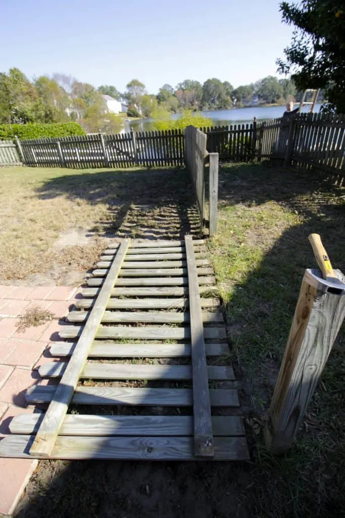 Removing the Dog Run - Charleston Crafted