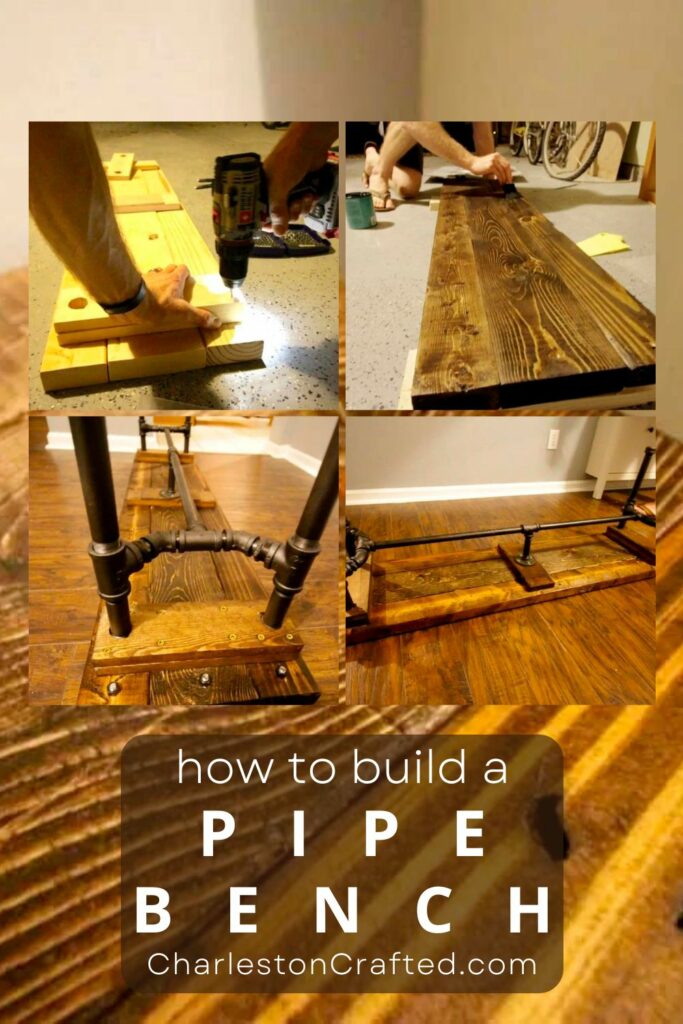 how to build a pipe bench