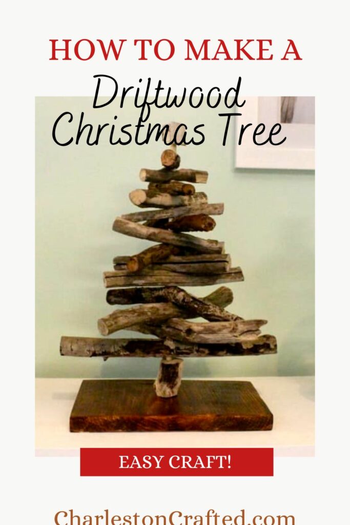 how to make a driftwood christmas tree