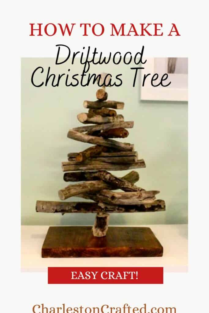 how to make a driftwood christmas tree