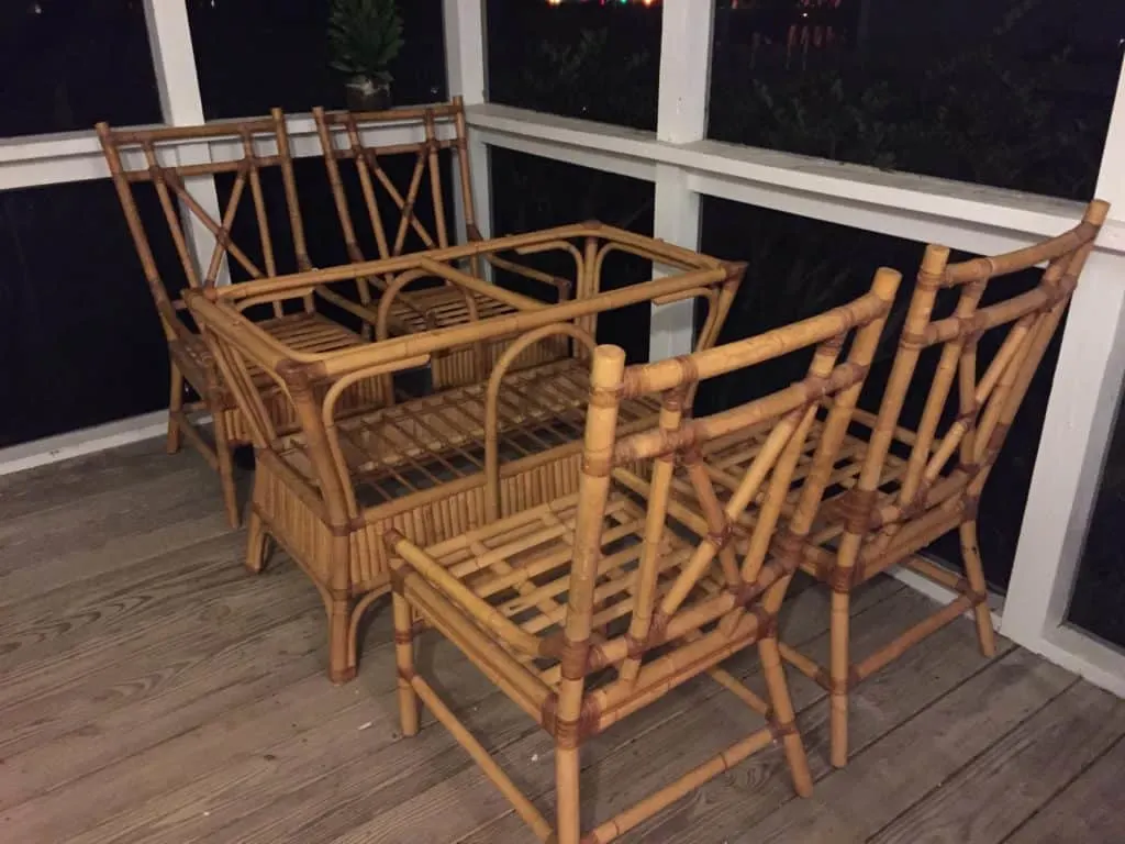 I Found Bamboo Furniture on the Side of the Road - Charleston Crafted