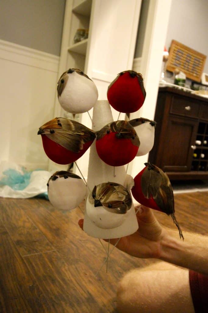 DIY Flock of Birds Christmas Tree Topper - Charleston Crafted