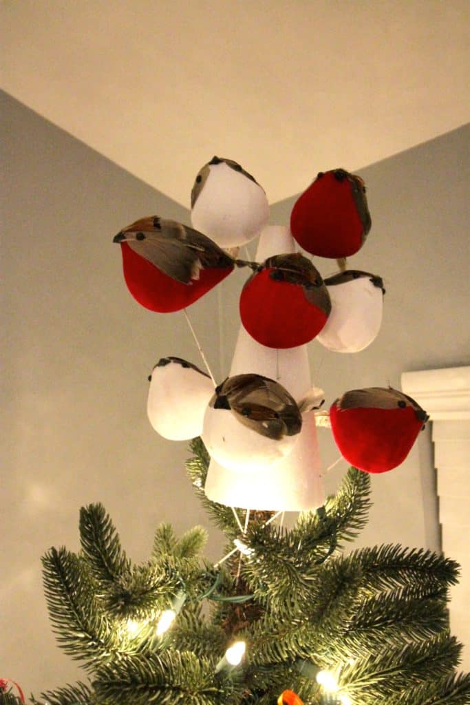 DIY Flock of Birds Christmas Tree Topper - Charleston Crafted