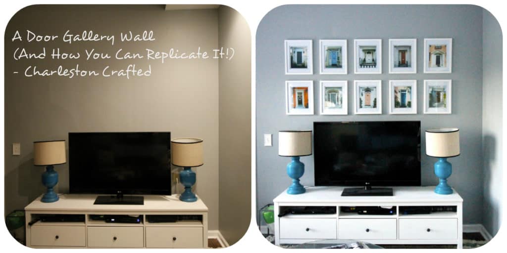 A Door Gallery Wall  (And How You Can Replicate It!)  - Charleston Crafted