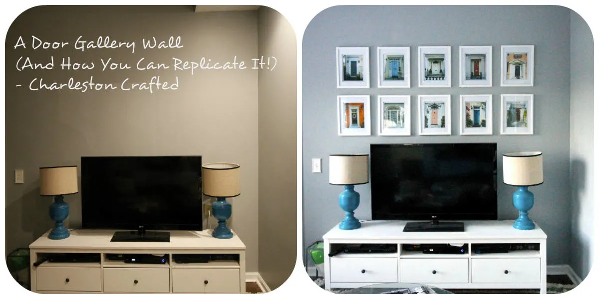 A Door Gallery Wall (And How You Can Replicate It!) - Charleston Crafted