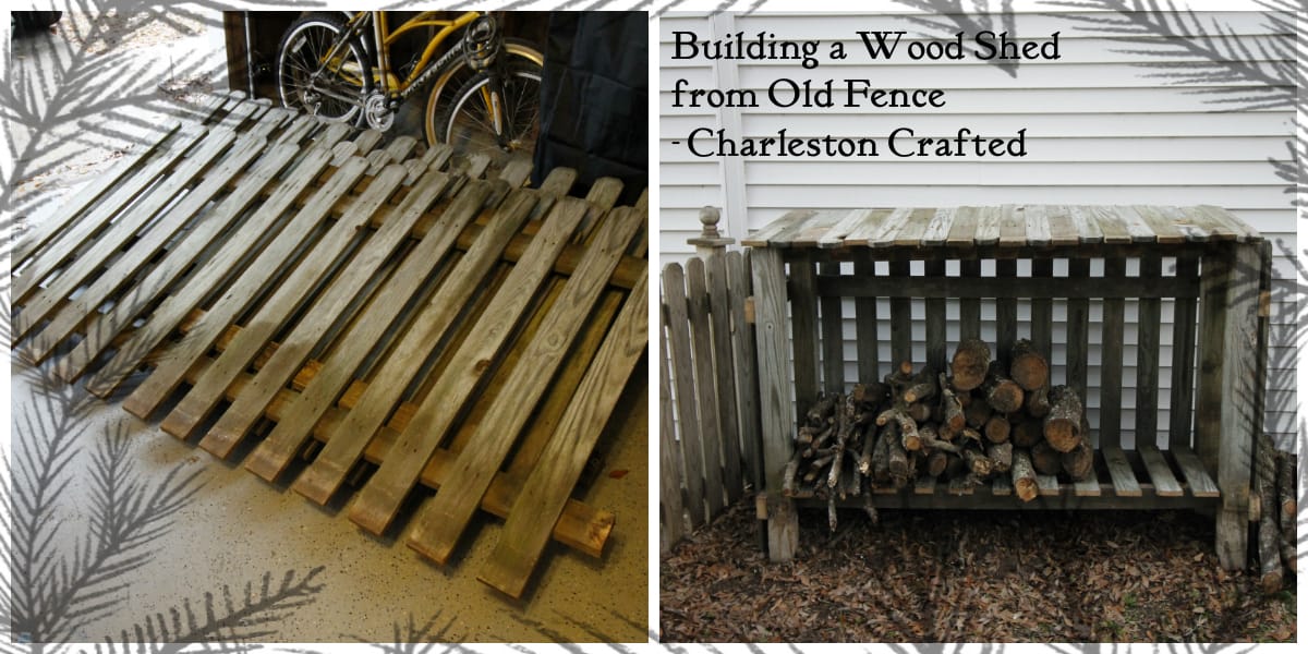 Building a Wood Shed from Old Fence